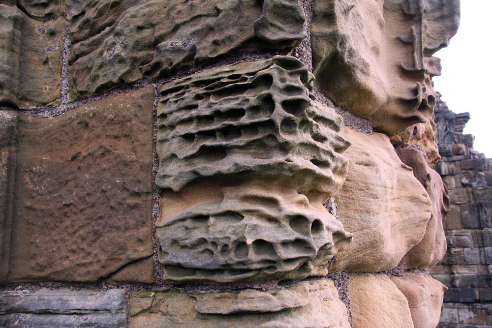 Erosion at Whitby Abbey