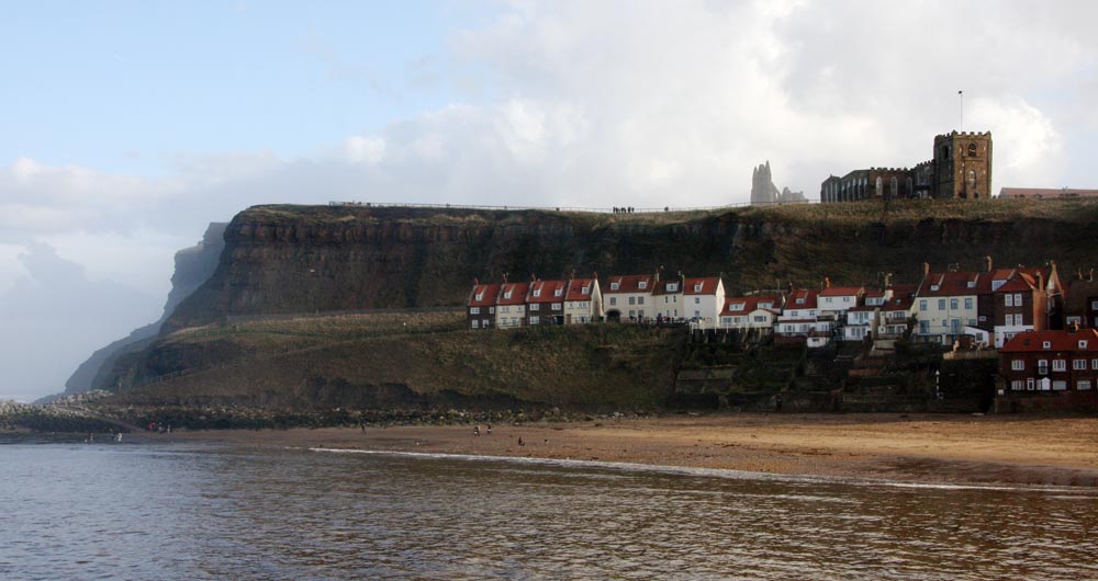 Whitby Abbey atop the Yorkshire Headlands