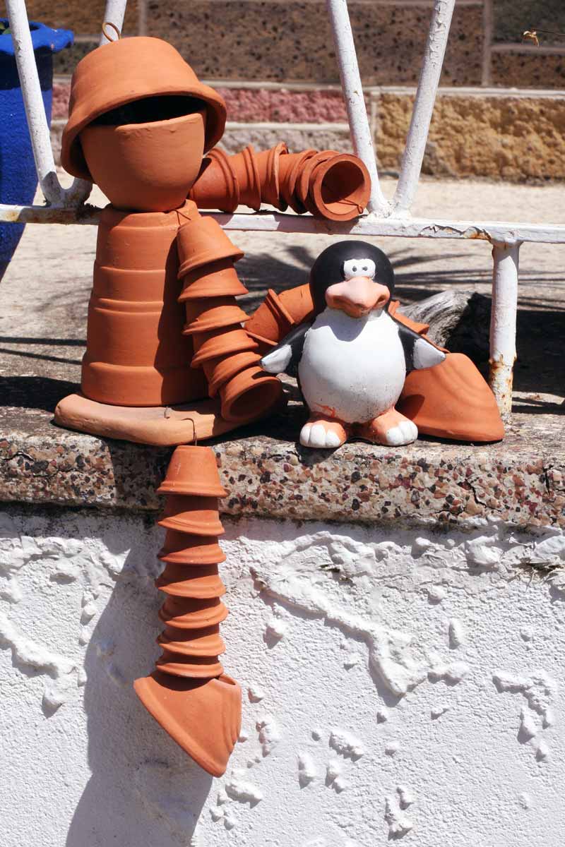 Penguin with a friend